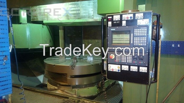 CNC VERTICAL LATHE DÃƒï¿½RRIES Model: VCE 180 with C axis and live tool, pallet changer (3 pallets - tables)