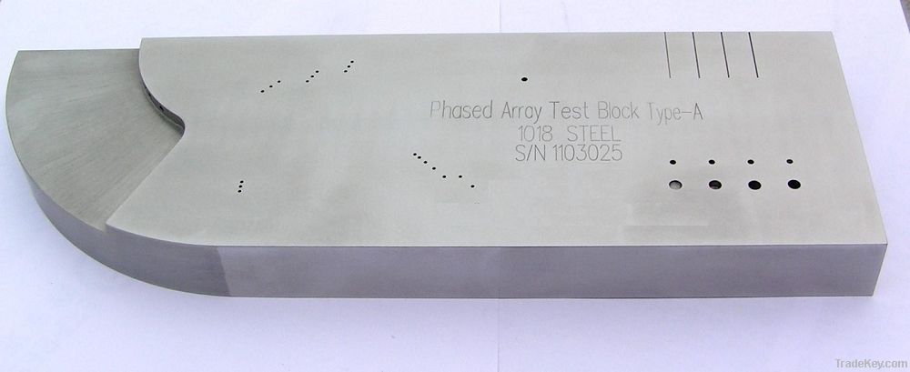 NDT UT Phased Array calibration block Type A (