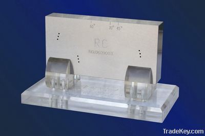 AWS Resolution Calibration  (RC) Ultrasonic test Block 1018 Steel
