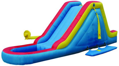 Inflatable giant slide