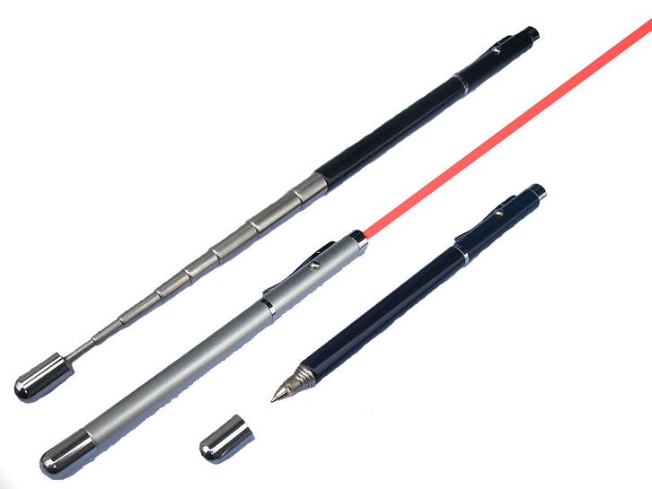 pointer pen, telescopic pointer, laser pointer, multi-function pointer