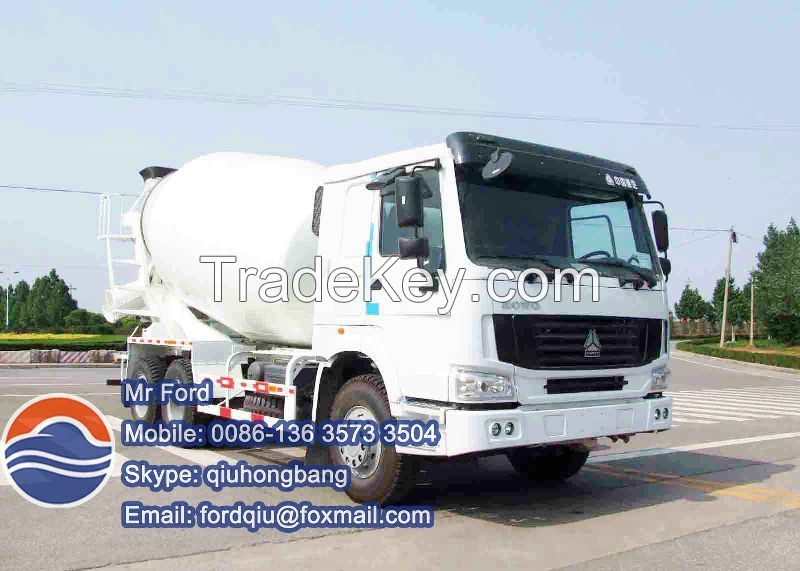 6x4 12000L light concrete mixer truck 0086-13635733504