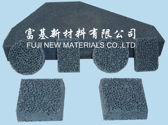 sillcon carbide  ceramic foam filter