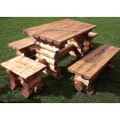 Wooden garden furniture