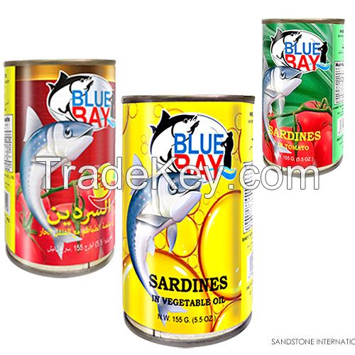 Canned Sardines in Tomato Sauce 155 g.