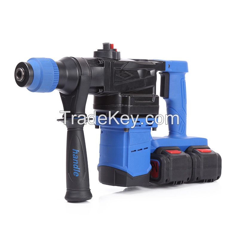 72v 5000mah heavy duty electric hammer cordless electric impact drill lithium batteryÃ‚Â hammer drill multi-function electric tools