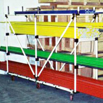 Plastic Coated pipe - Material handling system