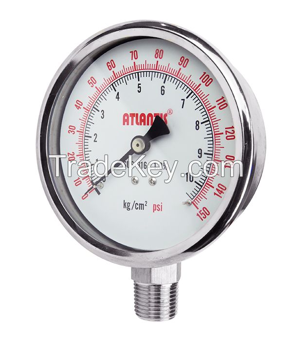 All Stainless Steel Pressure Gauge