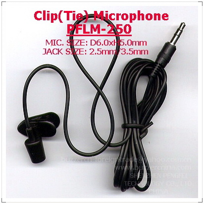 Clip(Tie) Microphone for MSN/Skype