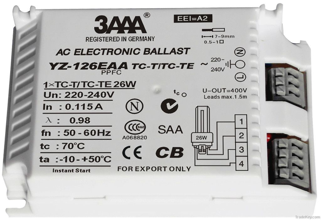 CFL Electronic ballast 13w/18w/26w/32w/42w