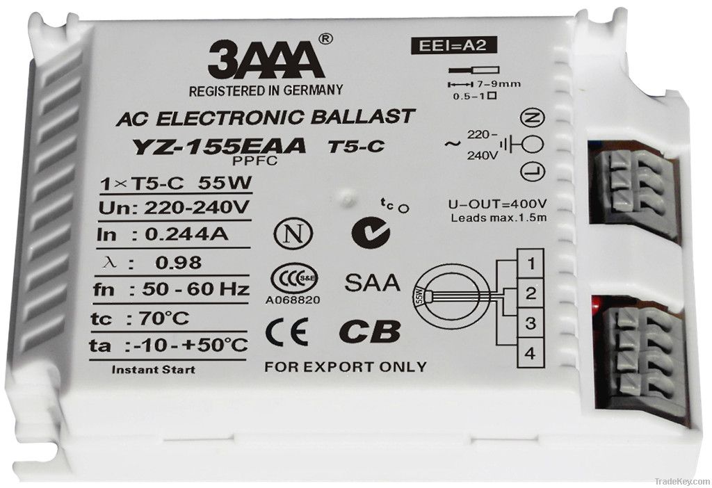 FC(T5-C/T9-C) Electronic ballast 22w/32w/42w/55w