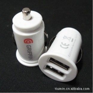 5V/2.1A dual usb car charger for mobile phone in car
