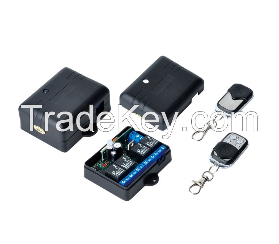 4 channels rf receiver rolling code transmitter