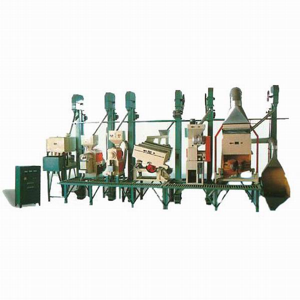 Integrated rice milling machinery