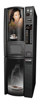 Hot drink vending machine