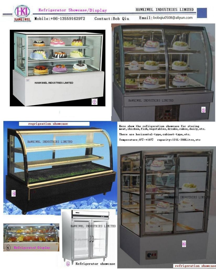 showcase cooler for meat/fresh flower/cakes/drinks