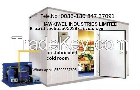 cold storage room for vegetables/meat
