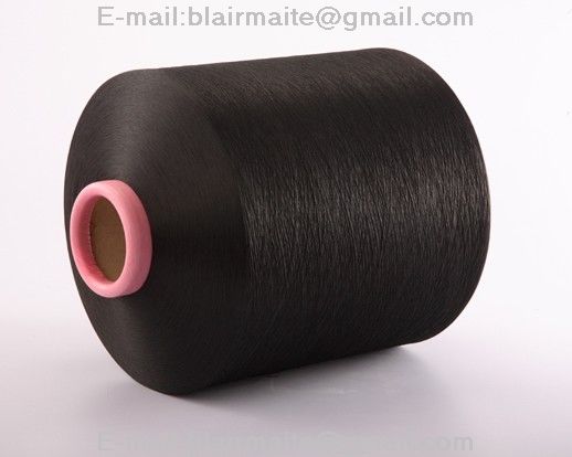 DTY, POY Dope dyed Black yarn