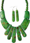 green african bone necklace