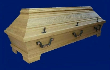 German style coffin