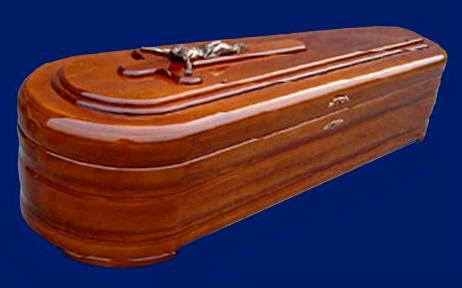Spanish style coffin