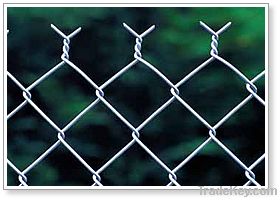 galvanized chain link fence