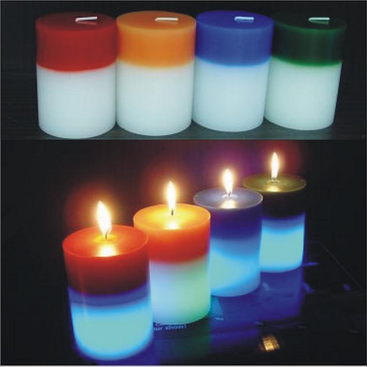 gift color changing LED candle