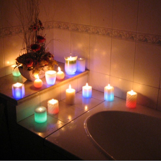 gift LED color changing candle