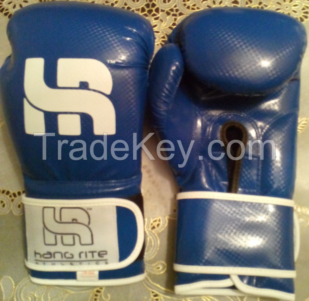 Mexican Two Ton Colour Pu Leather Boxing Gloves
