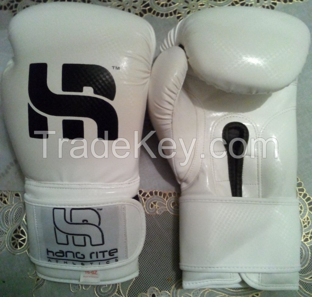 Mexican Two Ton Colour Pu Leather Boxing Gloves