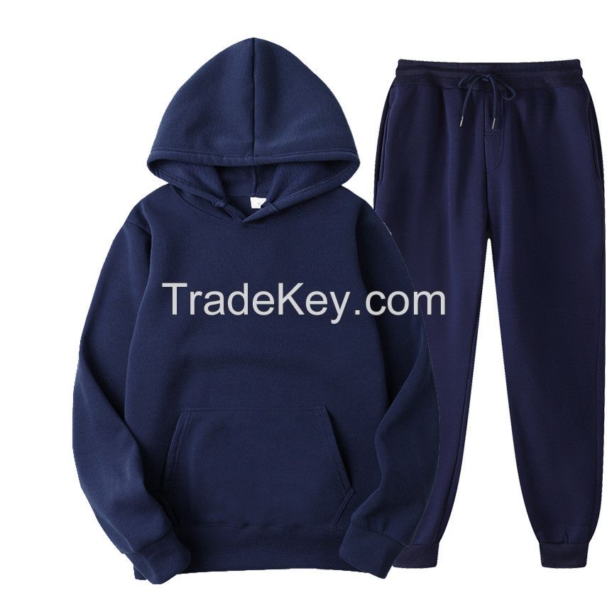 Wholesale Heavyweight Cotton Plain Mens Tracksuits Sweatsuit Custom Gym  Jogger By ASHWAY INTERNATIONAL