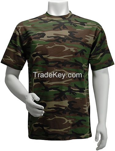 Wholesale Camouflage Men &amp; Women new fashion summer casual custom logo T - Shirts.