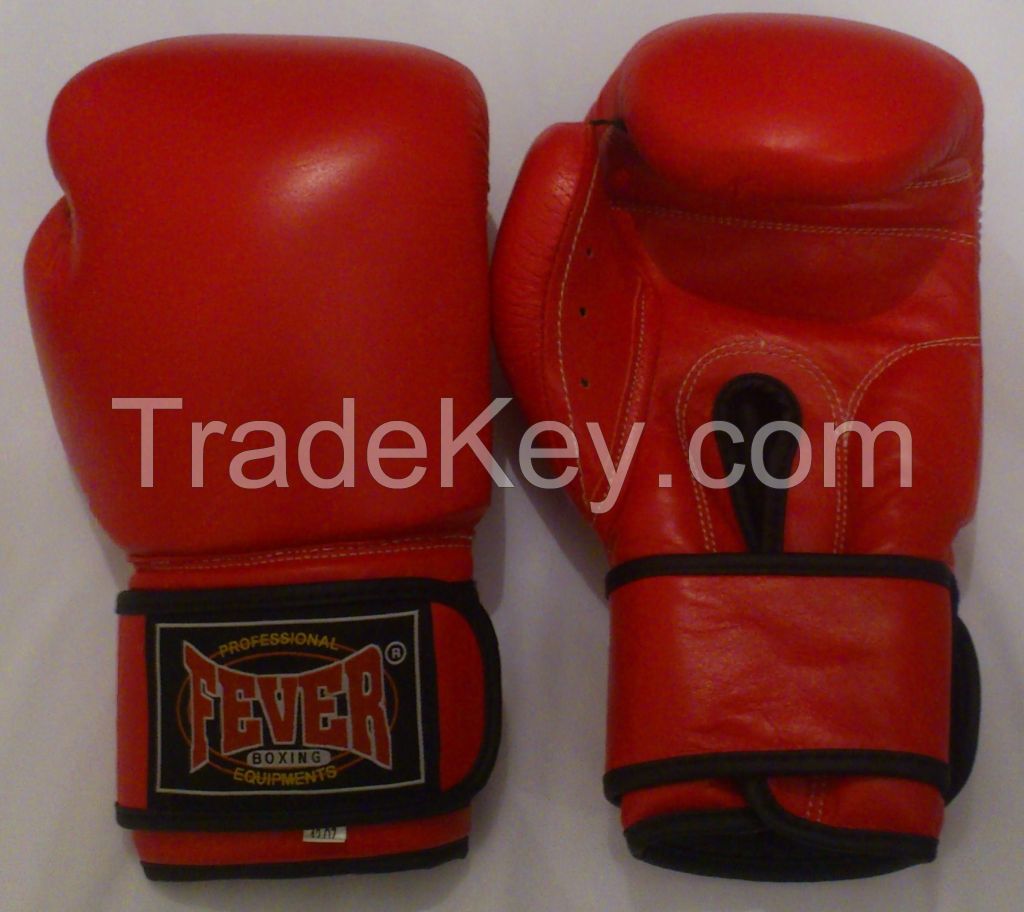 ASHWAY High Quality Genuine Leather 16 OZ Boxing Gloves