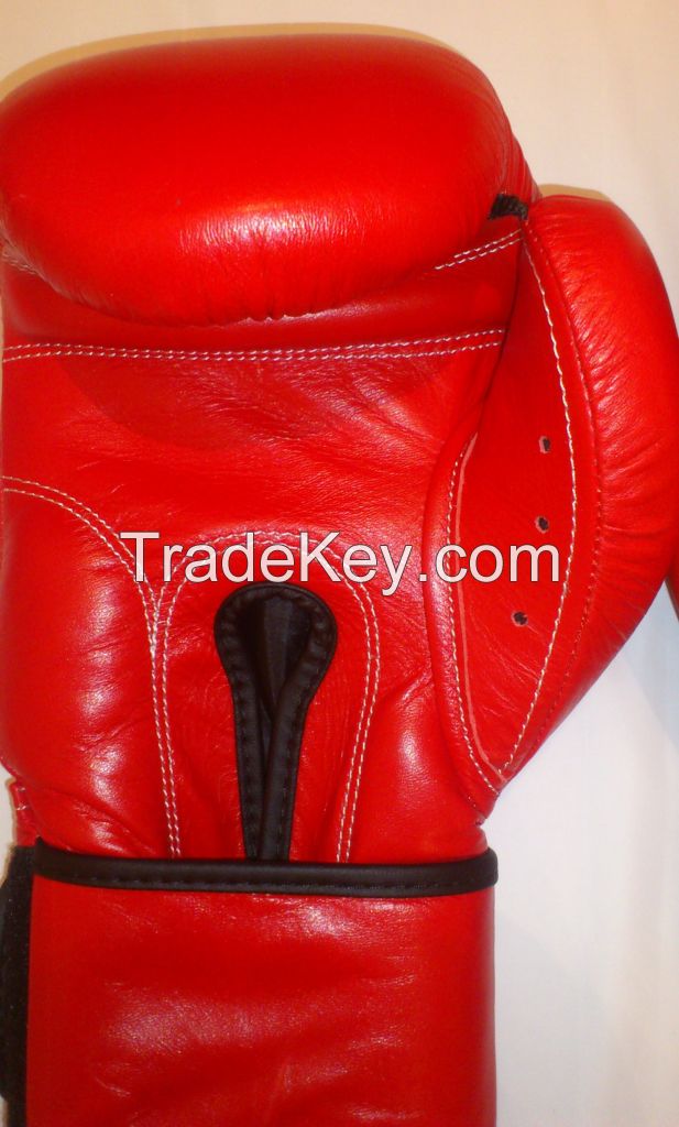 ASHWAY High Quality Genuine Leather 16 OZ Boxing Gloves