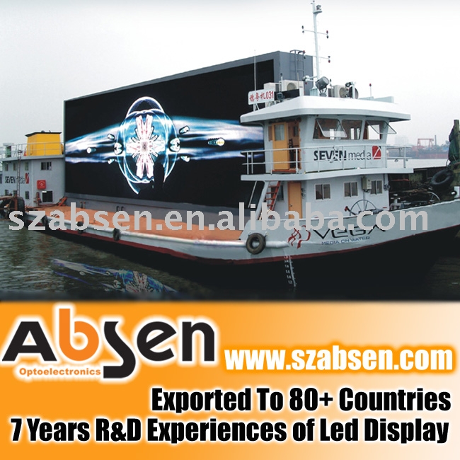 Absen LED Advertising Display Ship