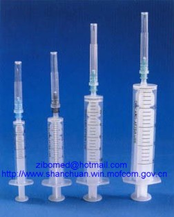 disposable two part syringe set