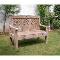 Gothic Wooden Bench