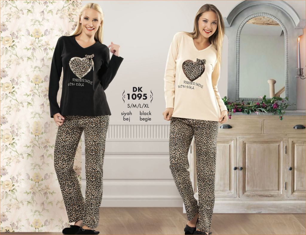 cute winter cotton pyjamas for women