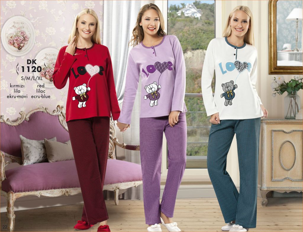winter cotton pyjamas for women