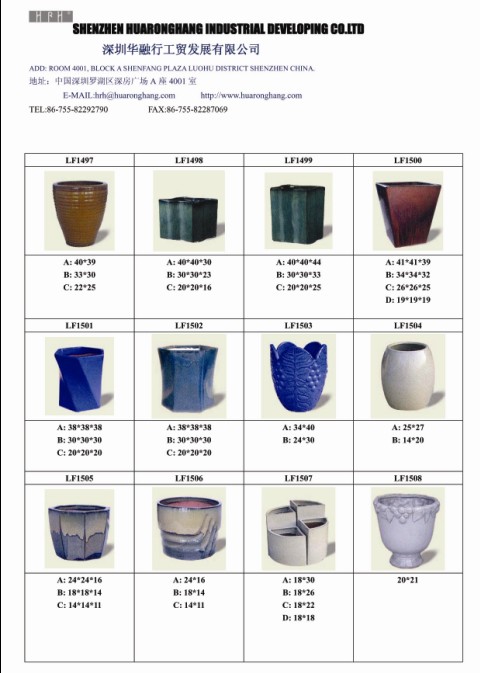 ceramic  flower pot