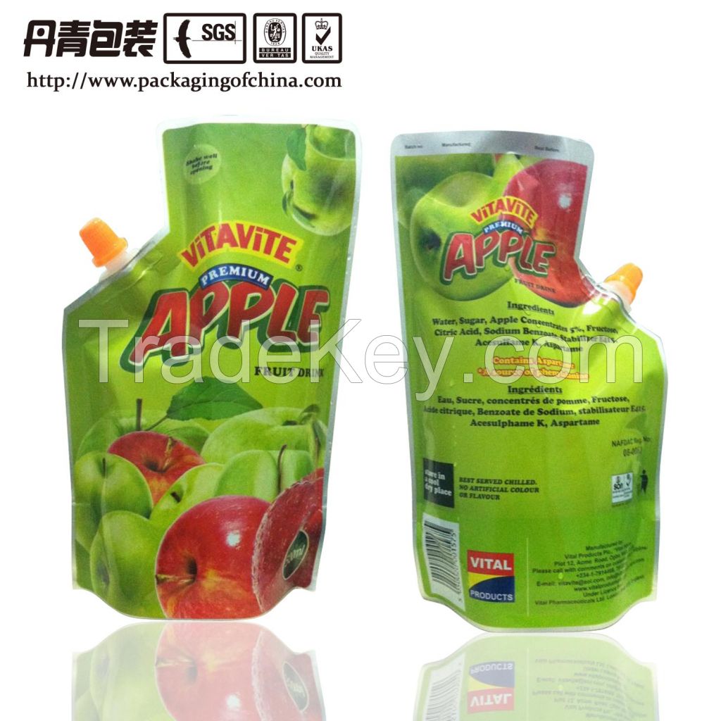 2016 Danqing Customized Stand Up Pouch Food Packaging for Beverage Bag D004