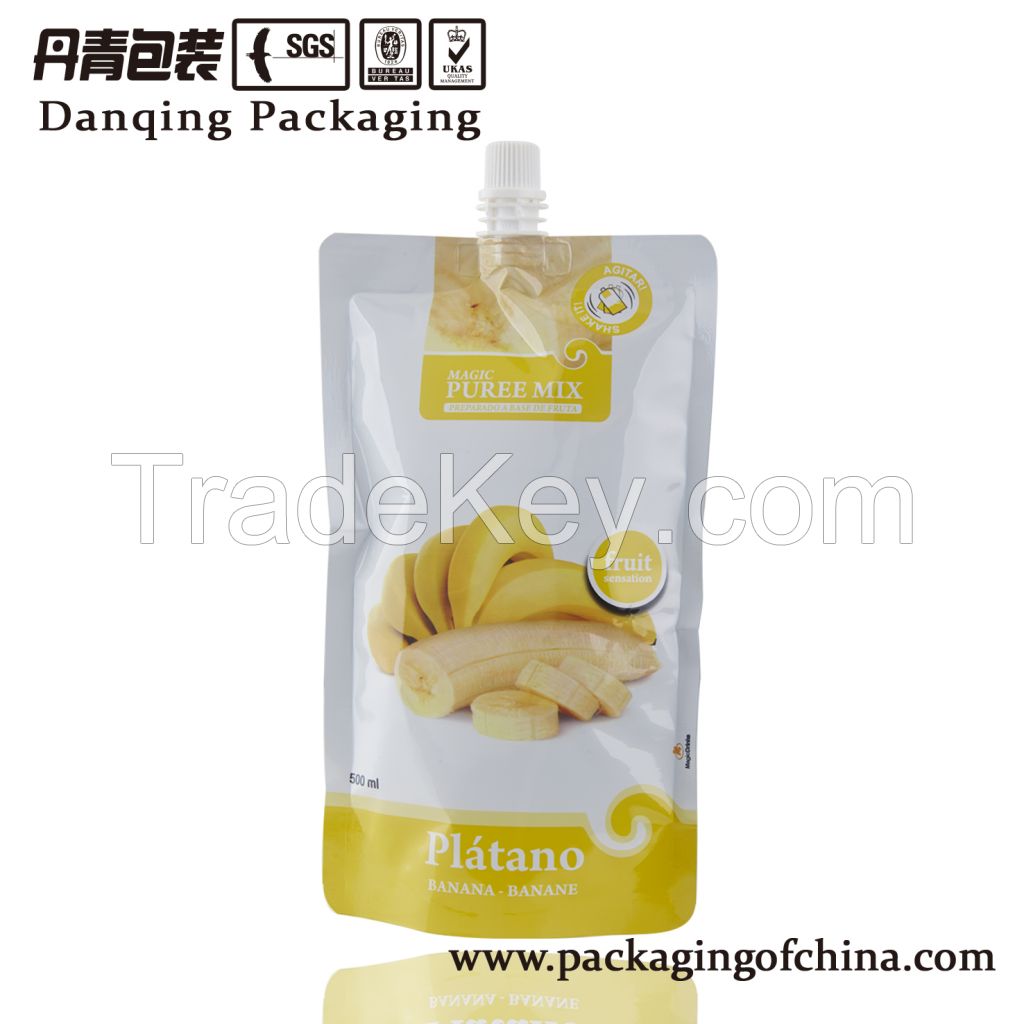 High Quality Plastic Doypack, Alumium Foil Packaging Bags, Stand Up Pouch with Spout D002