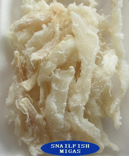 Dried salted pollock/snailfish migas