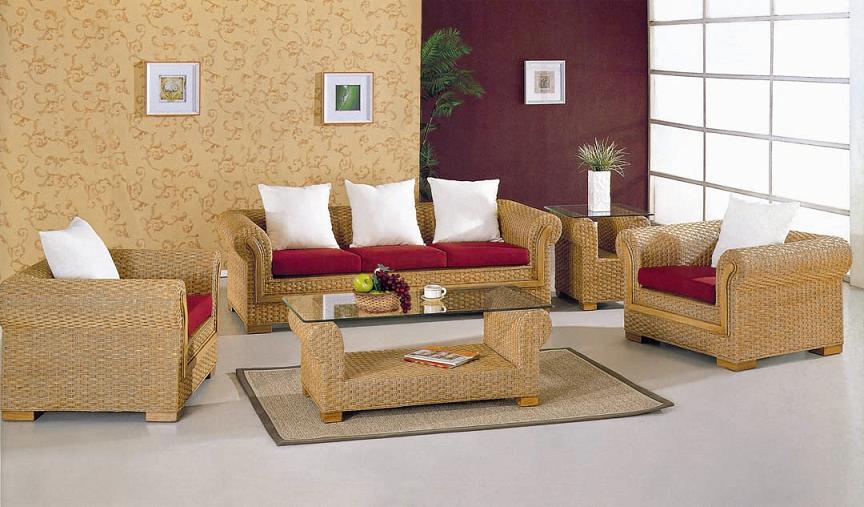 rattan furniture for living room