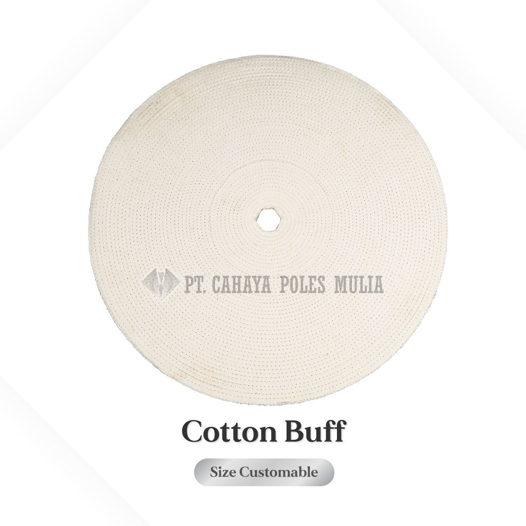 Cotton disc buff 2" - 20"