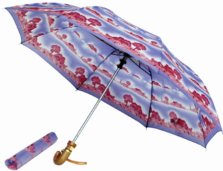 telescopic folding umbrella