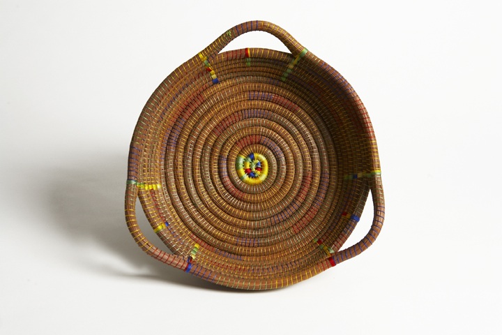handmade three handle basket from Nicaragua