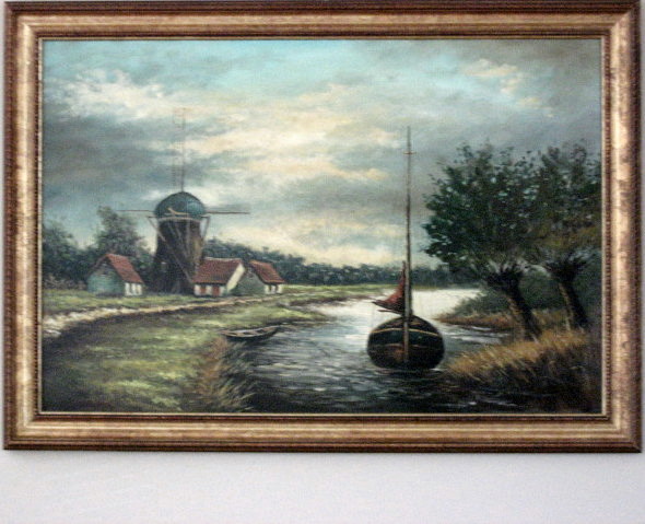 Original Dutch Oil Painting by G.Schavemaker signed and dated 1979