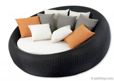 Wicker Rattan Lounge sun lounger daybed