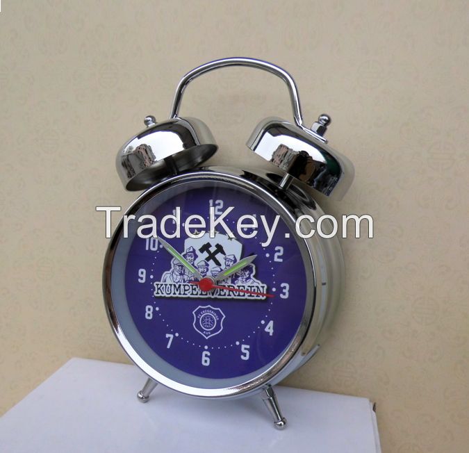 Twin bells Metal alarm clock